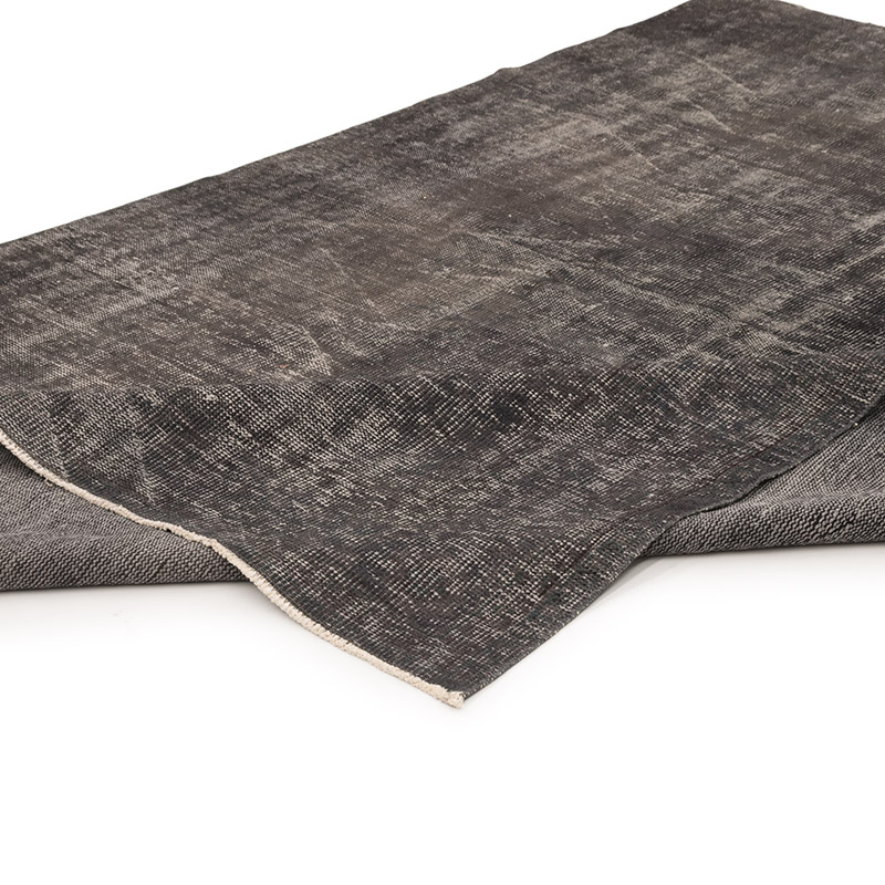 Over-dyed Vintage Hand-Knotted Turkish Rug - 6' 5" x 9' 5" (77" x 113") - K0083588