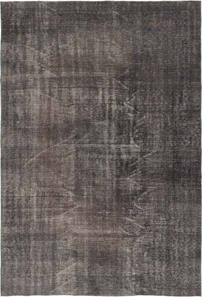 Over-dyed Vintage Hand-Knotted Turkish Rug - 6' 5" x 9' 5" (77" x 113")