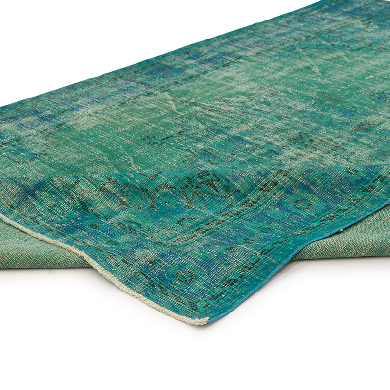 Alfombra Turca Vintage Sobre-teñida - 185 cm x 276 cm - K0083591