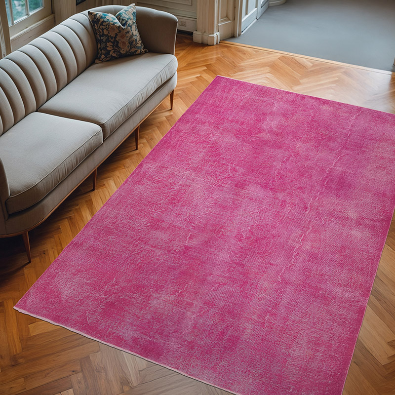 Alfombra Turca Vintage Sobre-teñida - 210 cm x 310 cm - K0083592