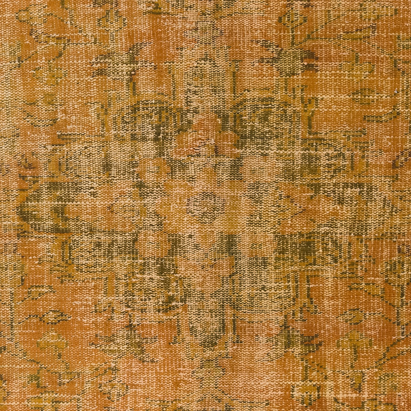 Over-dyed Vintage Hand-Knotted Turkish Rug - 5' 8" x 8'  (68" x 96") - K0083593