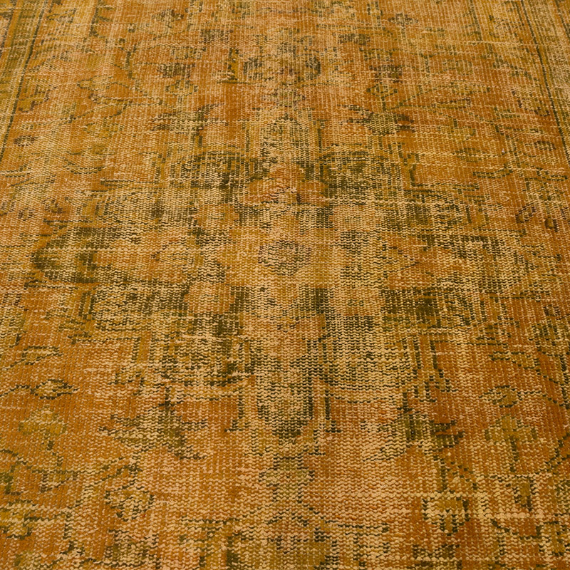 Over-dyed Vintage Hand-Knotted Turkish Rug - 5' 8" x 8'  (68" x 96") - K0083593