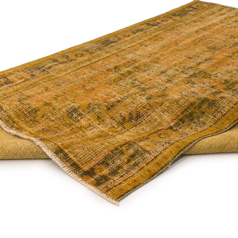 Over-dyed Vintage Hand-Knotted Turkish Rug - 5' 8" x 8'  (68" x 96") - K0083593