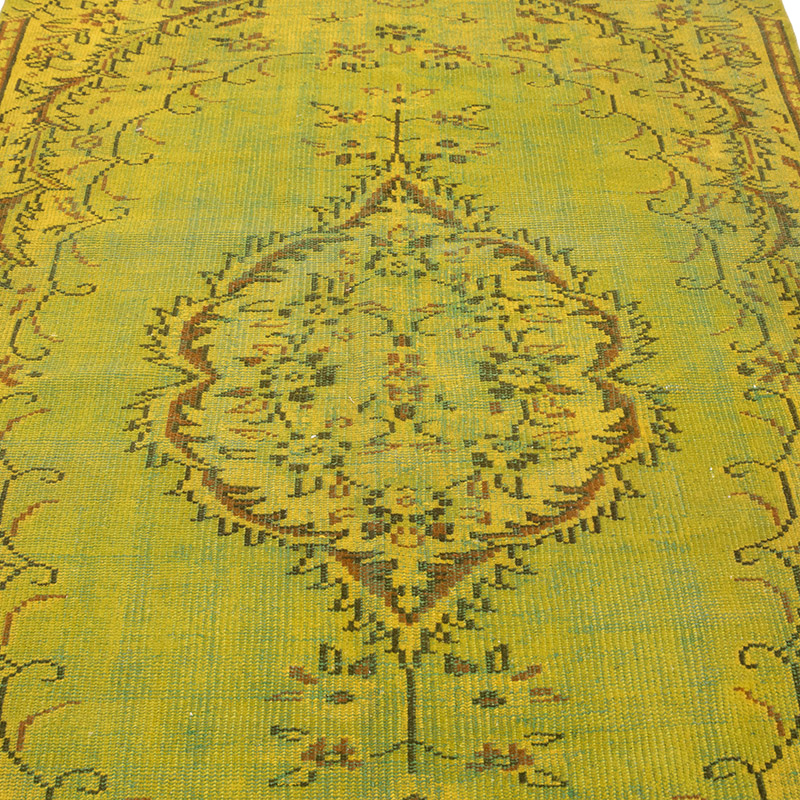 Alfombra Turca Vintage Sobre-teñida - 146 cm x 233 cm - K0083594