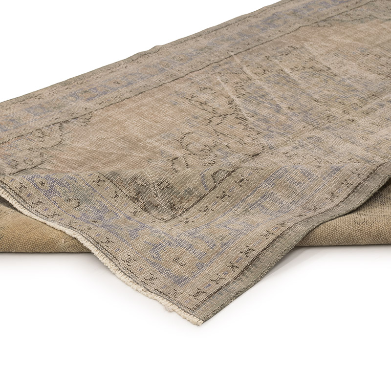 Over-dyed Vintage Hand-Knotted Turkish Rug - 5' 5" x 9' 3" (65" x 111") - K0083597