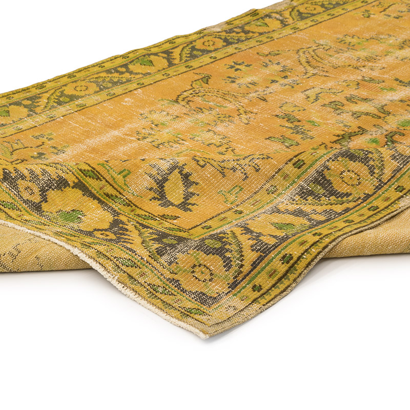Over-dyed Vintage Hand-Knotted Turkish Rug - 6'  x 9' 9" (72" x 117") - K0083598