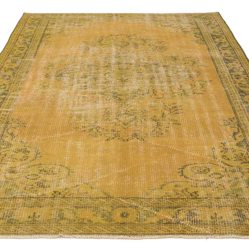 Alfombra Turca Vintage Sobre-teñida - 164 cm x 260 cm - K0083599