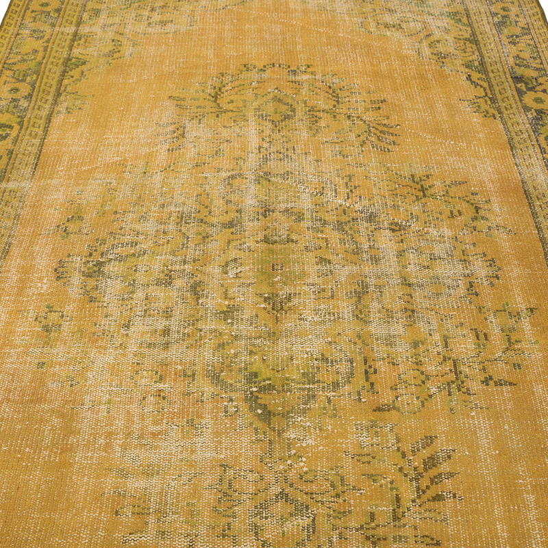 Alfombra Turca Vintage Sobre-teñida - 164 cm x 260 cm - K0083599