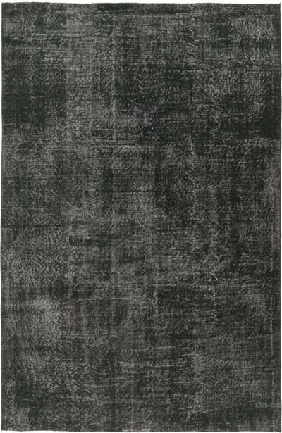 Over-dyed Vintage Hand-Knotted Turkish Rug - 5'  x 7' 9" (60" x 93")