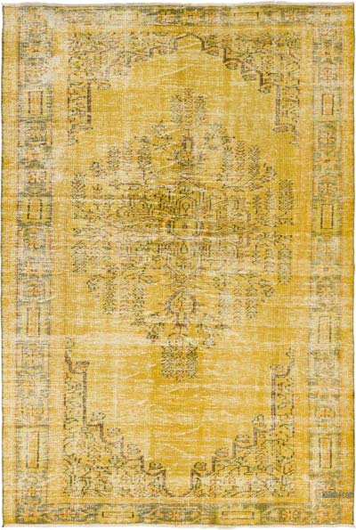 Boyali El Dokuma Vintage Hali - 161 cm x 235 cm