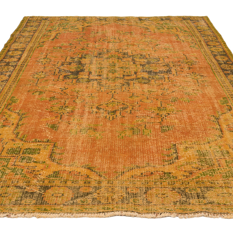 Boyali El Dokuma Vintage Hali - 187 cm x 301 cm - K0083605