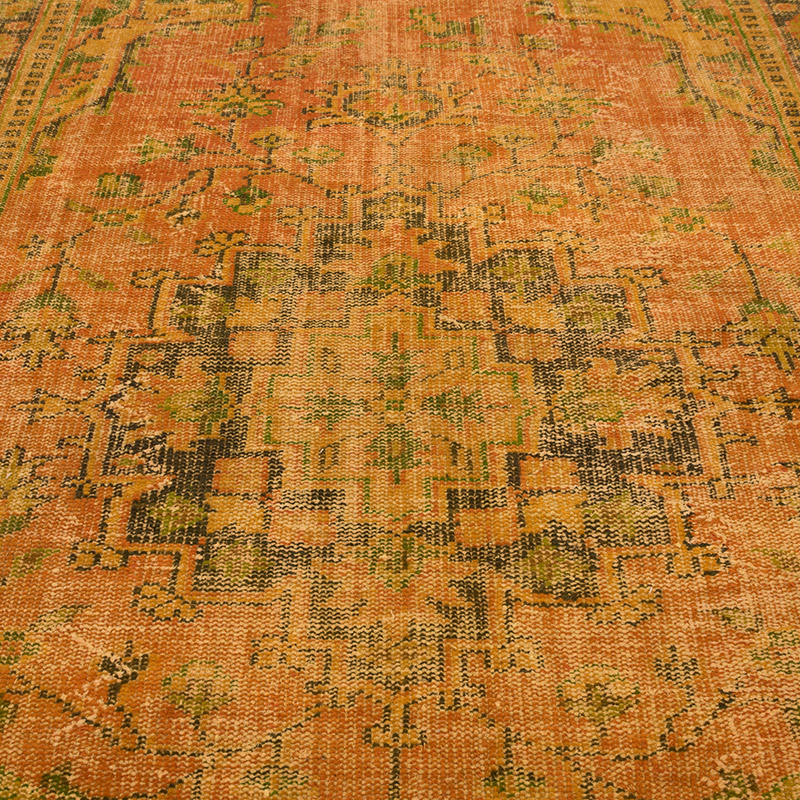 Boyali El Dokuma Vintage Hali - 187 cm x 301 cm - K0083605