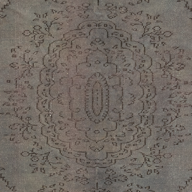 Over-dyed Vintage Hand-Knotted Turkish Rug - 6' 5" x 8' 10" (77" x 106") - K0083606