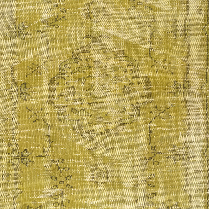 Over-dyed Vintage Hand-Knotted Turkish Rug - 4' 11" x 7' 11" (59" x 95") - K0083607