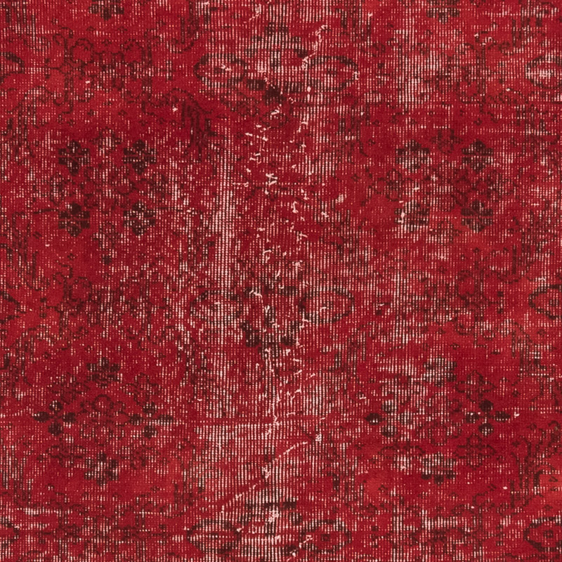 Over-dyed Vintage Hand-Knotted Turkish Rug - 3' 11" x 7'  (47" x 84") - K0083608