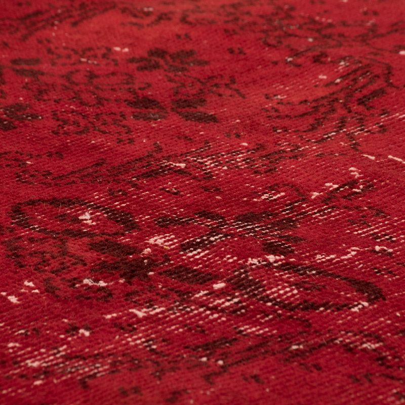 Over-dyed Vintage Hand-Knotted Turkish Rug - 3' 11" x 7'  (47" x 84") - K0083608