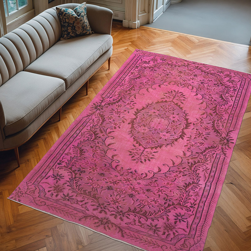 Boyali El Dokuma Vintage Hali - 177 cm x 288 cm - K0083615
