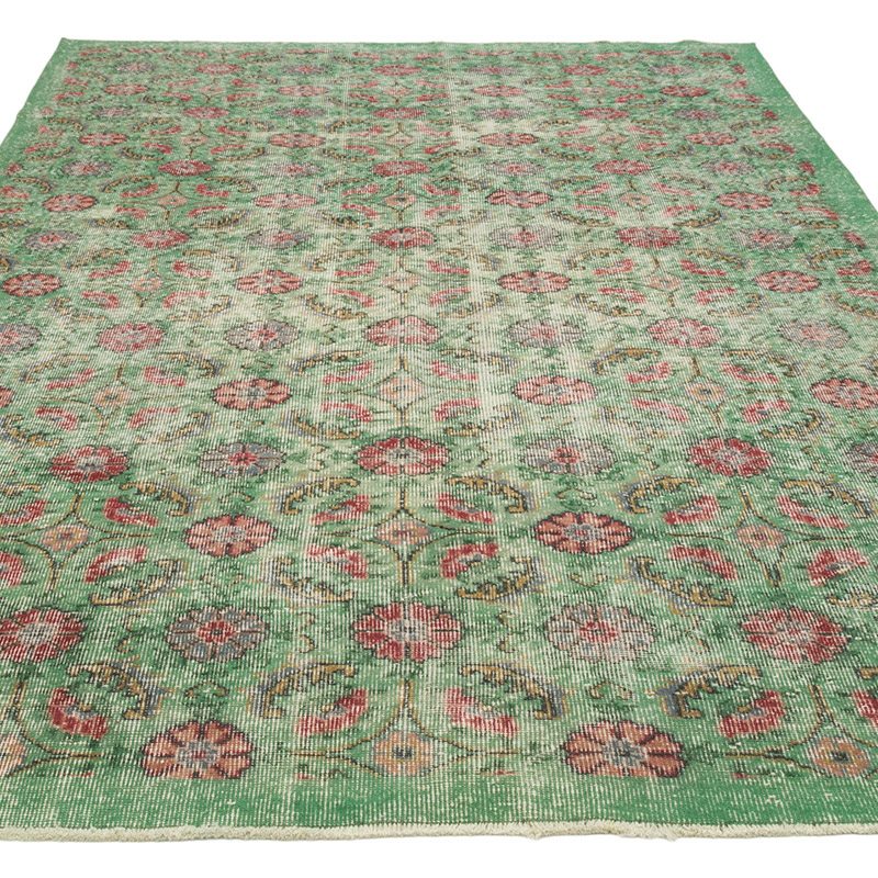 Vintage Turkish Hand-Knotted Rug - 6' 3" x 9' 7" (75" x 115") - K0083618