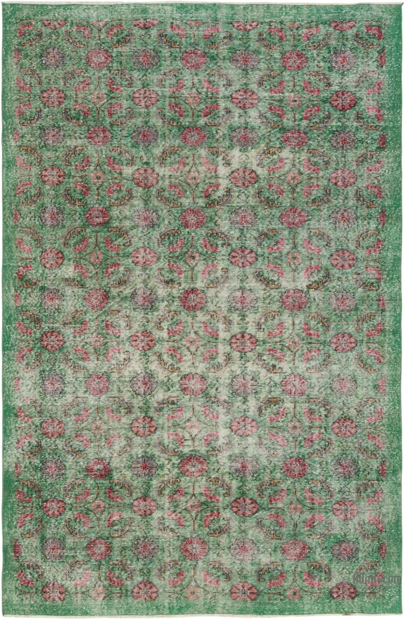 Vintage Turkish Hand-Knotted Rug - 6' 3" x 9' 7" (75" x 115") - K0083618