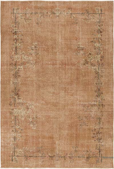 Alfombra Vintage Turca Anudada a Mano - 210 cm x 313 cm