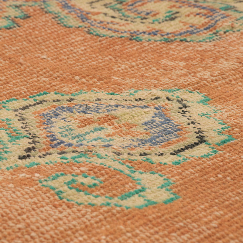 Alfombra Vintage Turca Anudada a Mano - 185 cm x 295 cm - K0083620