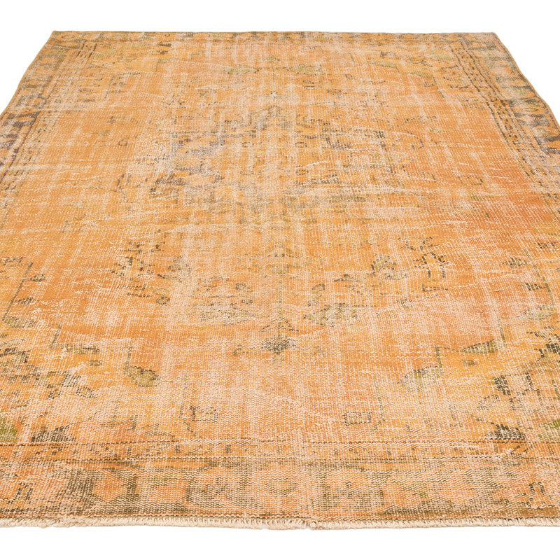Alfombra Turca Vintage Sobre-teñida - 187 cm x 282 cm - K0083625