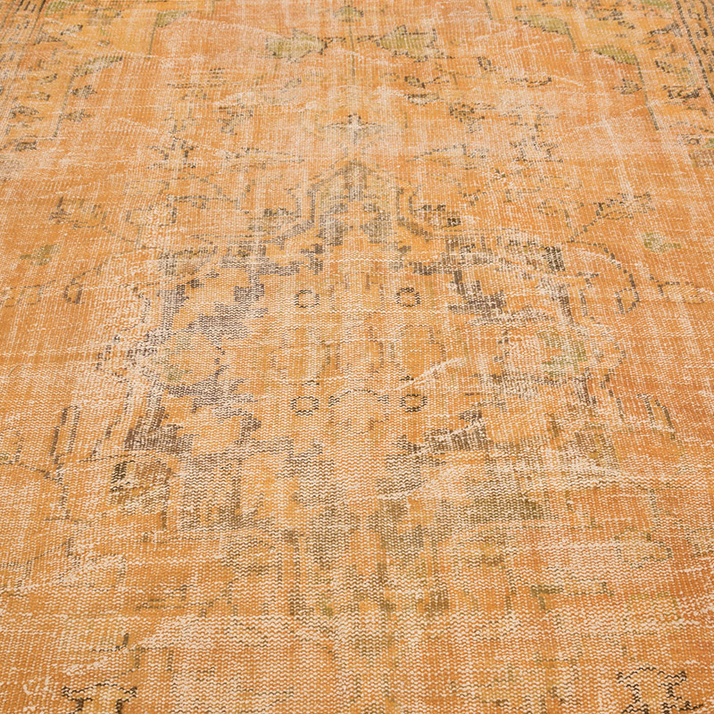 Alfombra Turca Vintage Sobre-teñida - 187 cm x 282 cm - K0083625