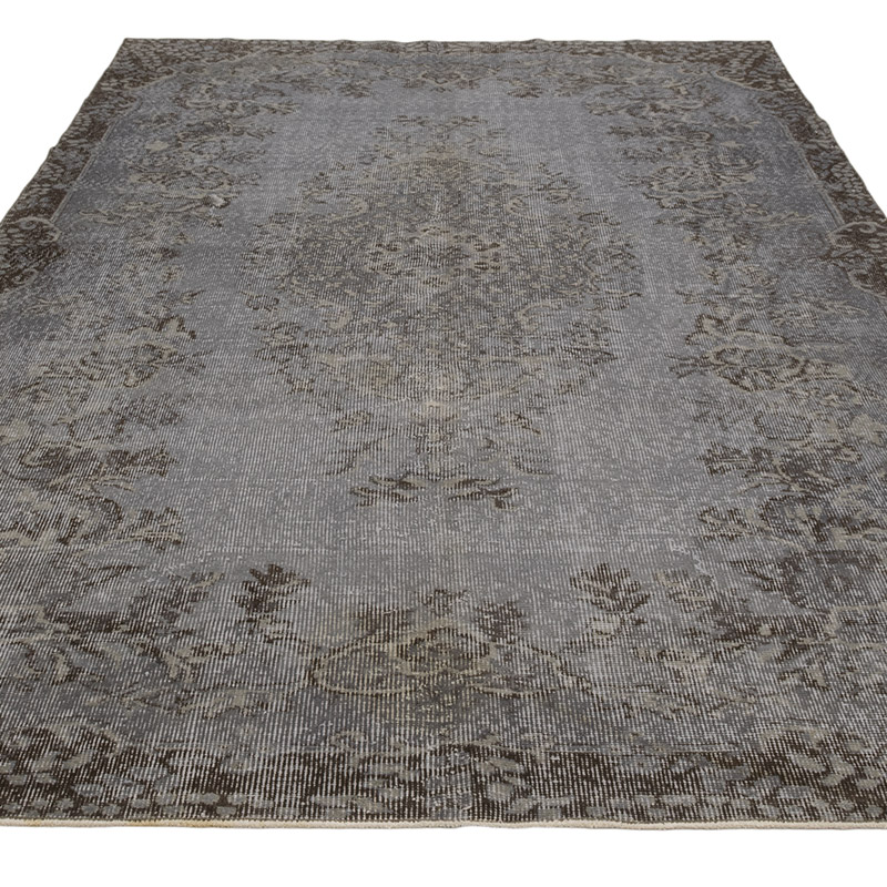 Over-dyed Vintage Hand-Knotted Turkish Rug - 5' 9" x 9' 10" (69" x 118") - K0083626