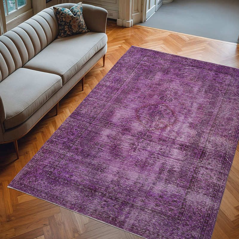 Boyali El Dokuma Vintage Hali - 198 cm x 291 cm - K0083651