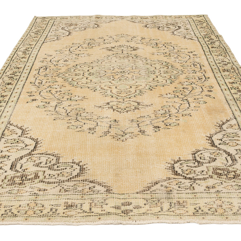 Boyali El Dokuma Vintage Hali - 165 cm x 270 cm - K0083652