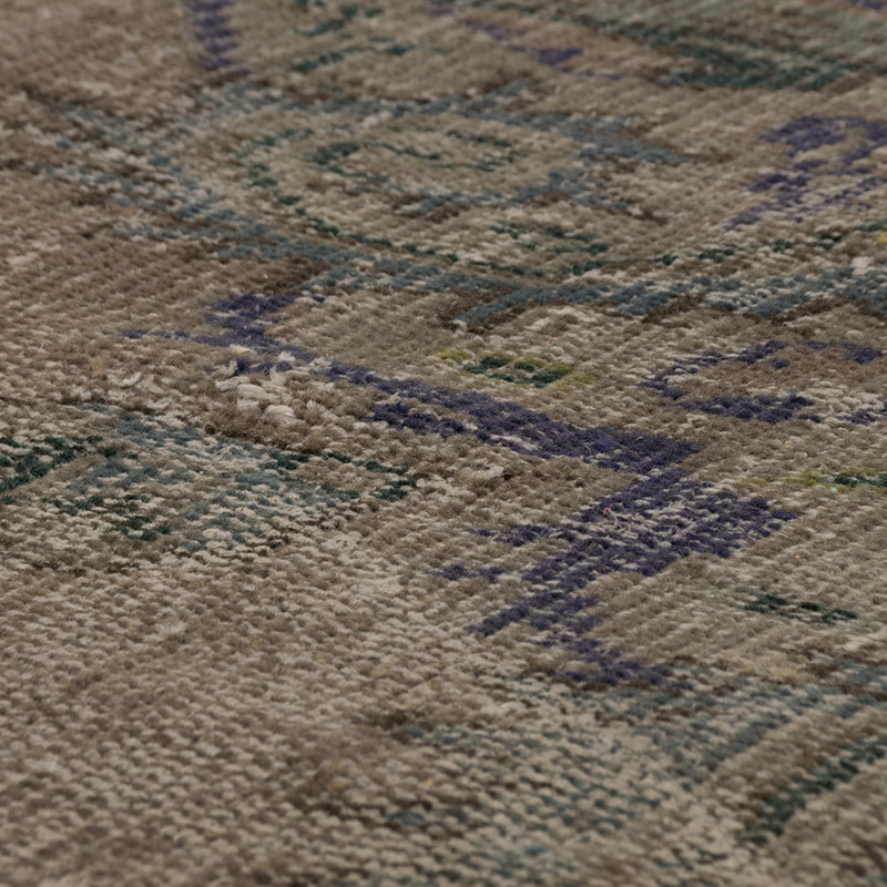 Alfombra Turca Vintage Sobre-teñida - 205 cm x 270 cm - K0083656