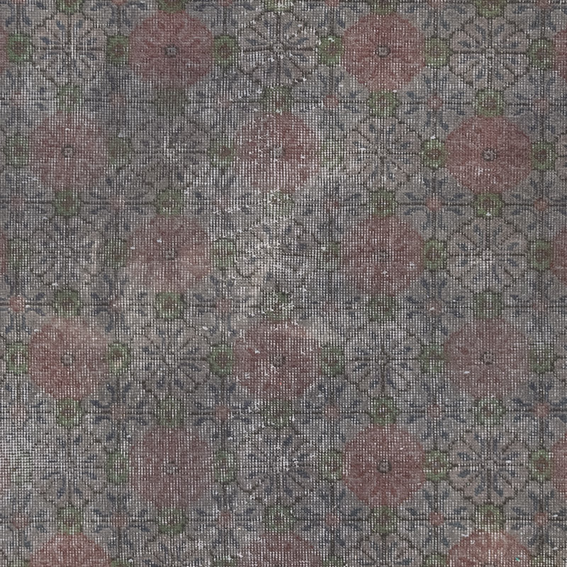 Alfombra Turca Vintage Sobre-teñida - 117 cm x 209 cm - K0083658