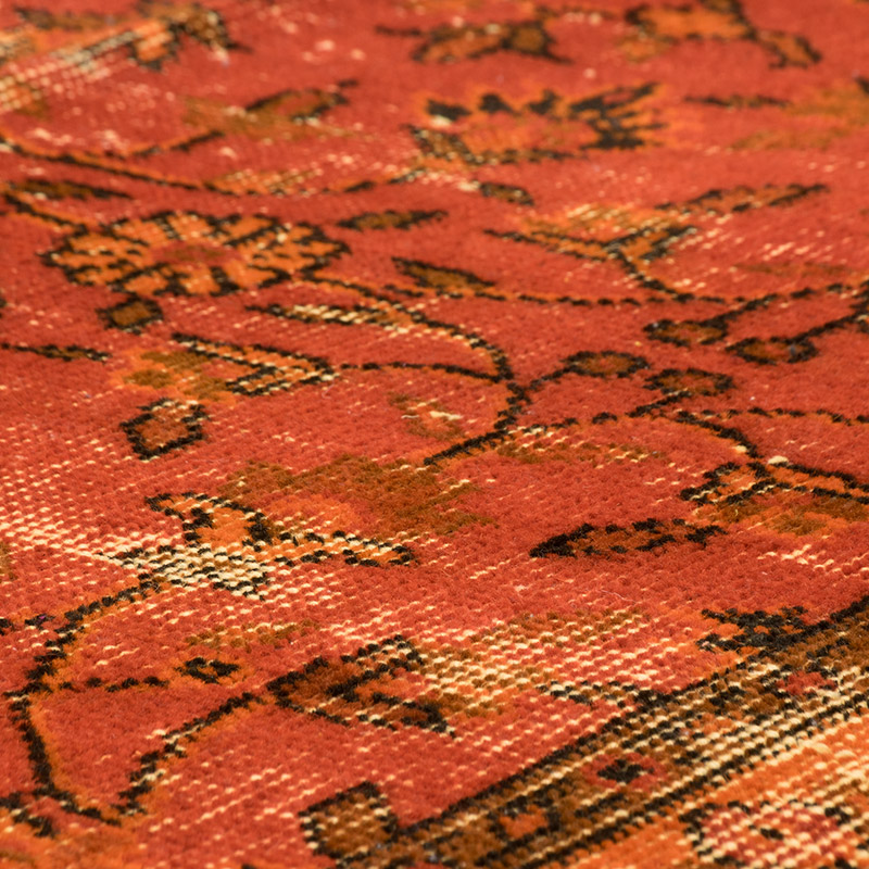 Alfombra Turca Vintage Sobre-teñida - 120 cm x 219 cm - K0083659