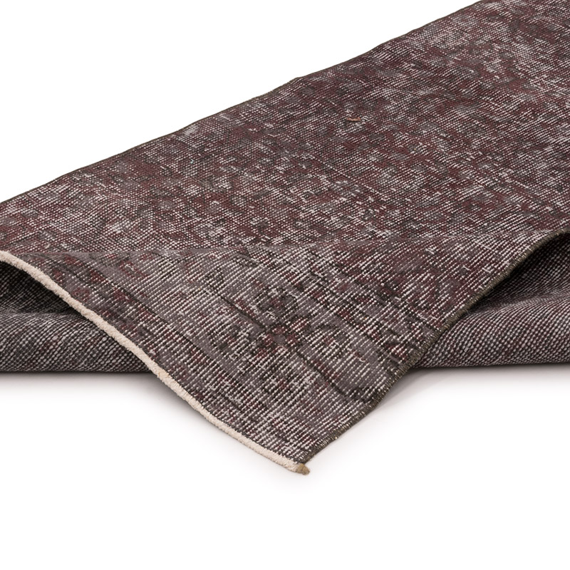 Over-dyed Vintage Hand-Knotted Turkish Runner - 2' 11" x 10'  (35" x 120") - K0083662