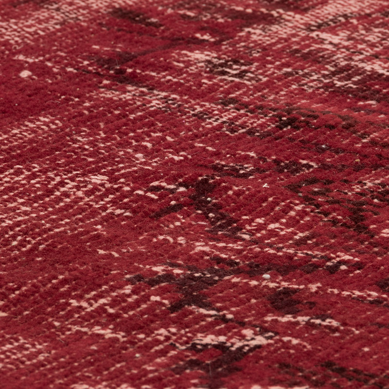 Over-dyed Vintage Hand-Knotted Turkish Rug - 6' 8" x 9' 5" (80" x 113") - K0083663