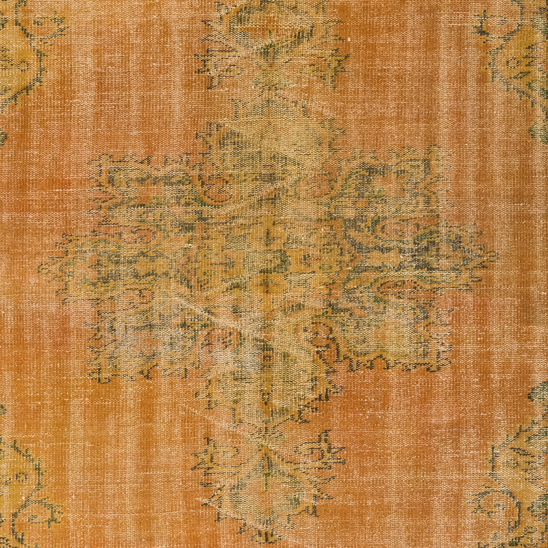 Over-dyed Vintage Hand-Knotted Turkish Rug - 6'  x 9'  (72" x 108") - K0083666