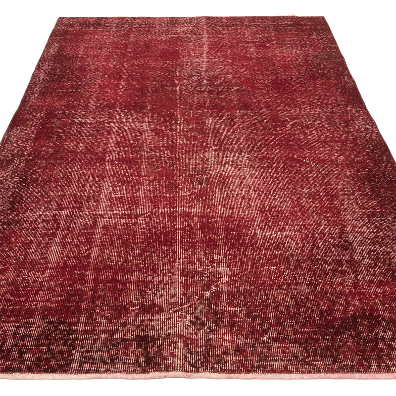 Alfombra Turca Vintage Sobre-teñida - 134 cm x 220 cm - K0083667