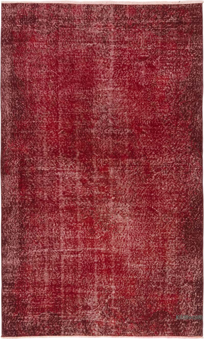 Alfombra Turca Vintage Sobre-teñida - 134 cm x 220 cm - K0083667