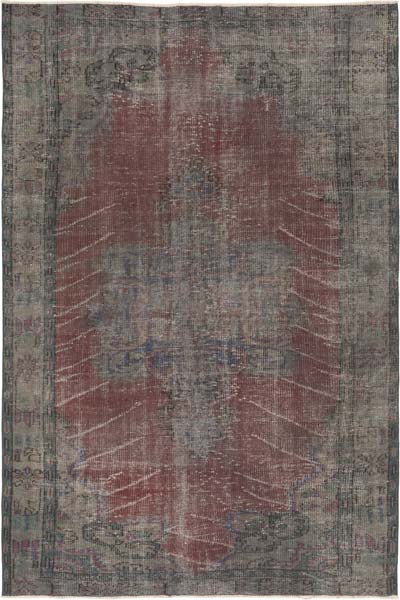 Over-dyed Vintage Hand-Knotted Turkish Rug - 5' 4" x 7' 10" (64" x 94")