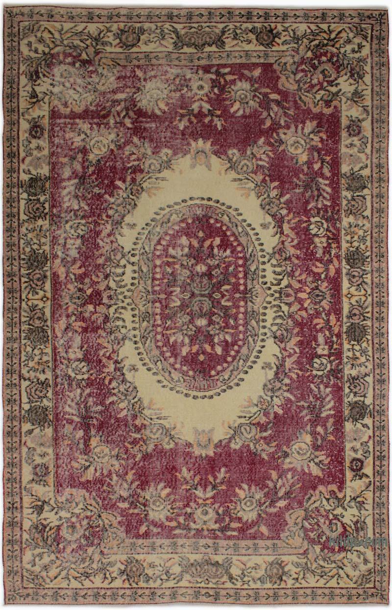 Alfombra Vintage Turca Anudada a Mano - 168 cm x 268 cm - K0083671