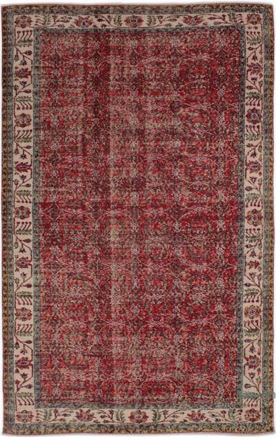 El Dokuma Vintage Halı - 164 cm x 267 cm