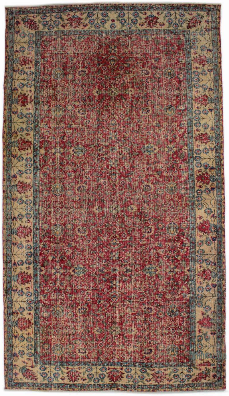 El Dokuma Vintage Halı - 160 cm x 284 cm - K0083675