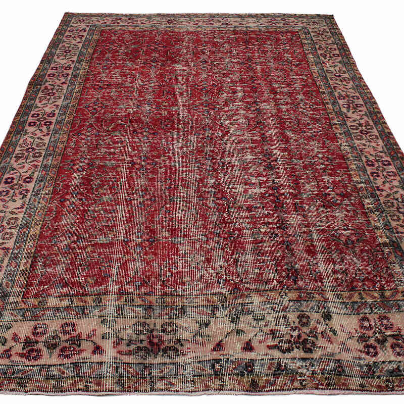 Alfombra Vintage Turca Anudada a Mano - 170 cm x 275 cm - K0083677