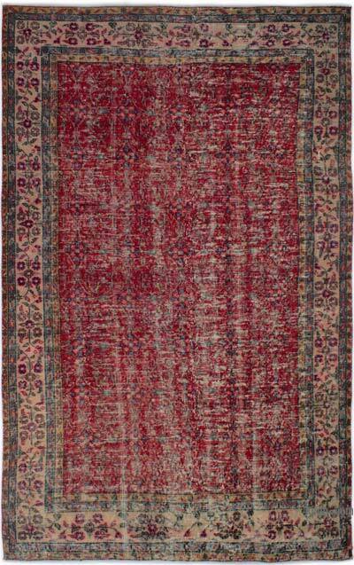 El Dokuma Vintage Halı - 170 cm x 275 cm