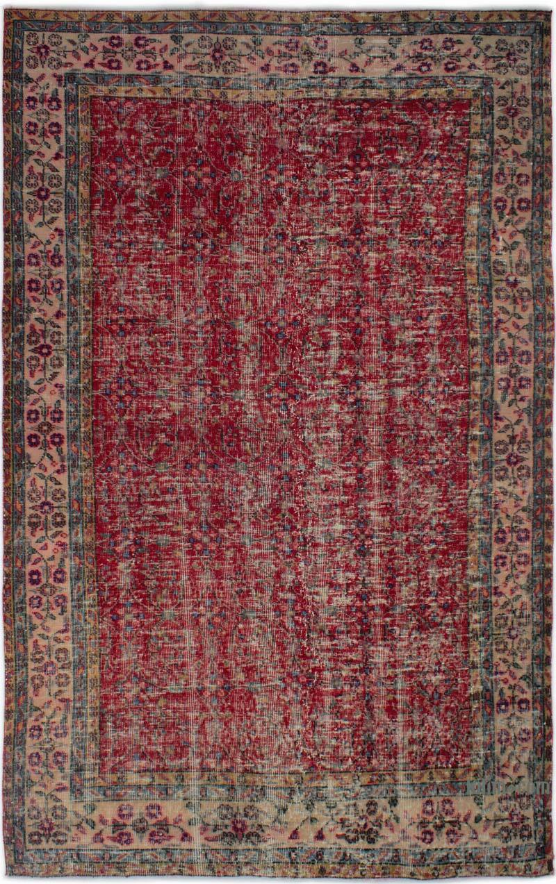 Alfombra Vintage Turca Anudada a Mano - 170 cm x 275 cm - K0083677
