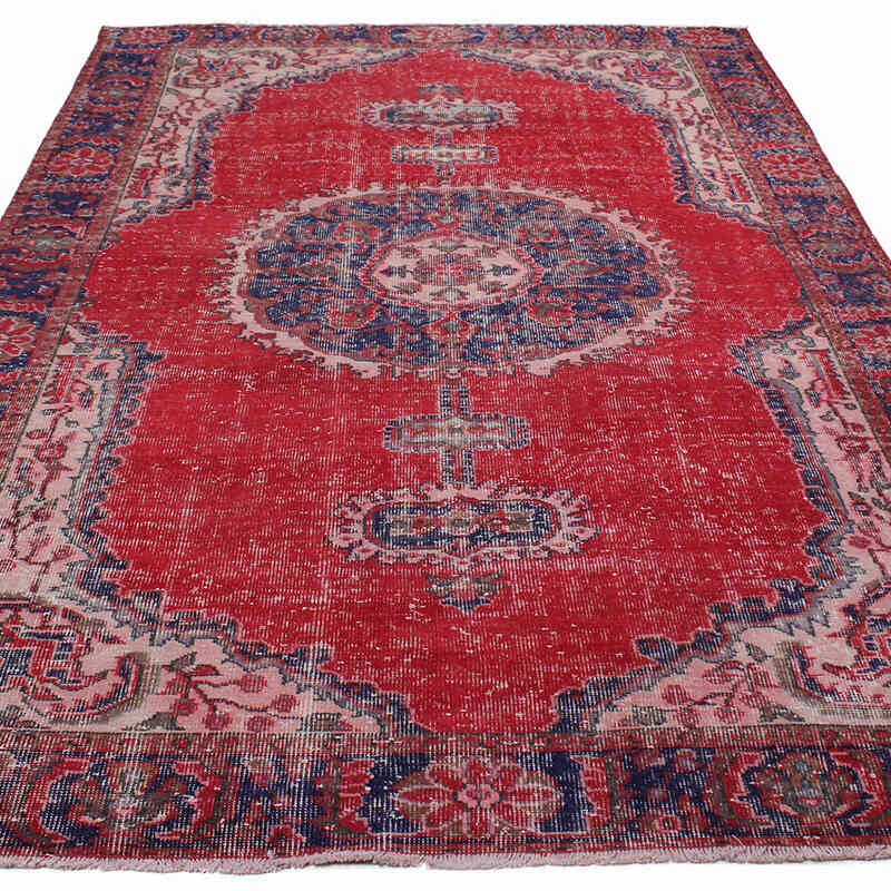 Vintage Turkish Hand-Knotted Rug - 5' 11" x 9' 2" (71" x 110") - K0083678