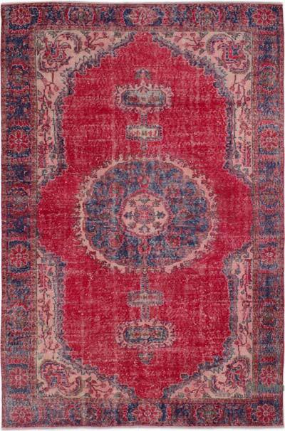Vintage Turkish Hand-Knotted Rug - 5' 11" x 9' 2" (71" x 110")
