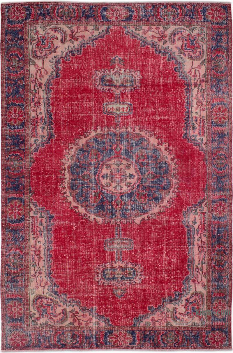 Vintage Turkish Hand-Knotted Rug - 5' 11" x 9' 2" (71" x 110") - K0083678
