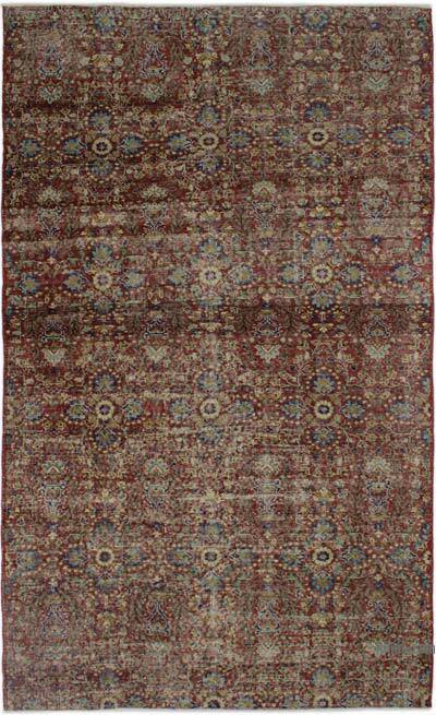 Vintage Turkish Hand-Knotted Rug - 5' 6" x 9' 2" (66" x 110")