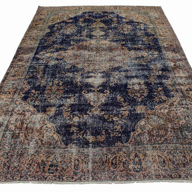 Vintage Turkish Hand-Knotted Rug - 6' 2" x 9' 9" (74" x 117") - K0083695